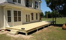 A recent deck builder job in the area
